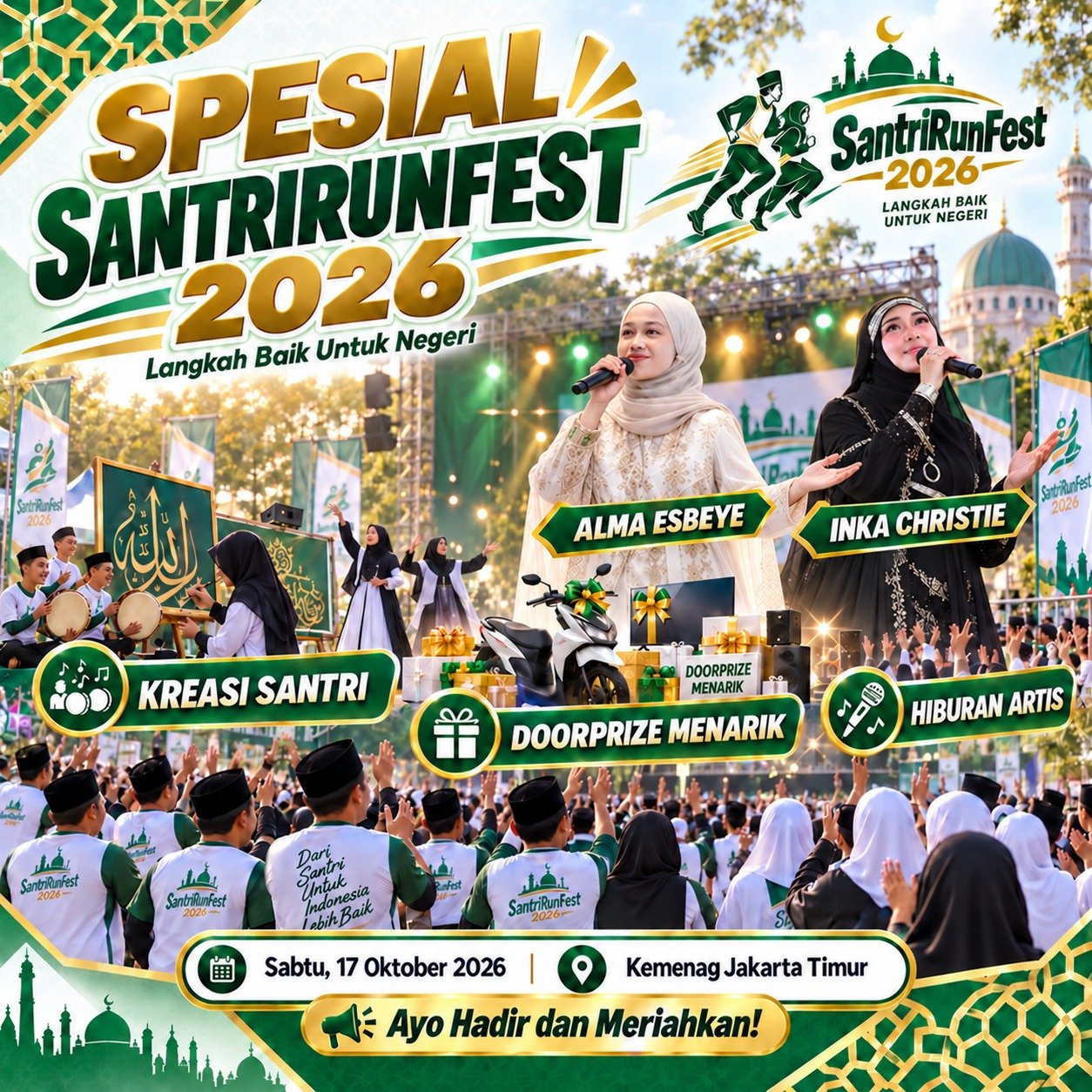 Hiburan SANTRI RUN FEST 2026