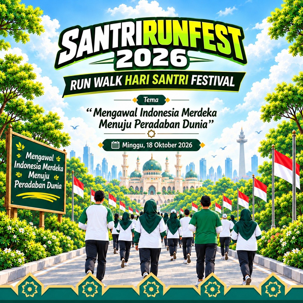 Poster SANTRI RUN FEST 2026