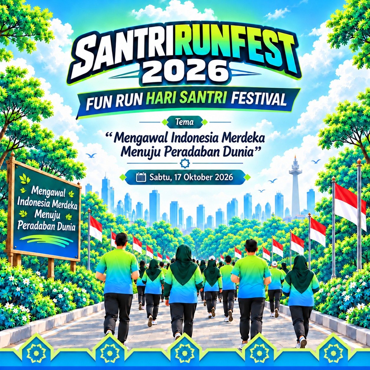 Poster SANTRI RUN FEST 2026